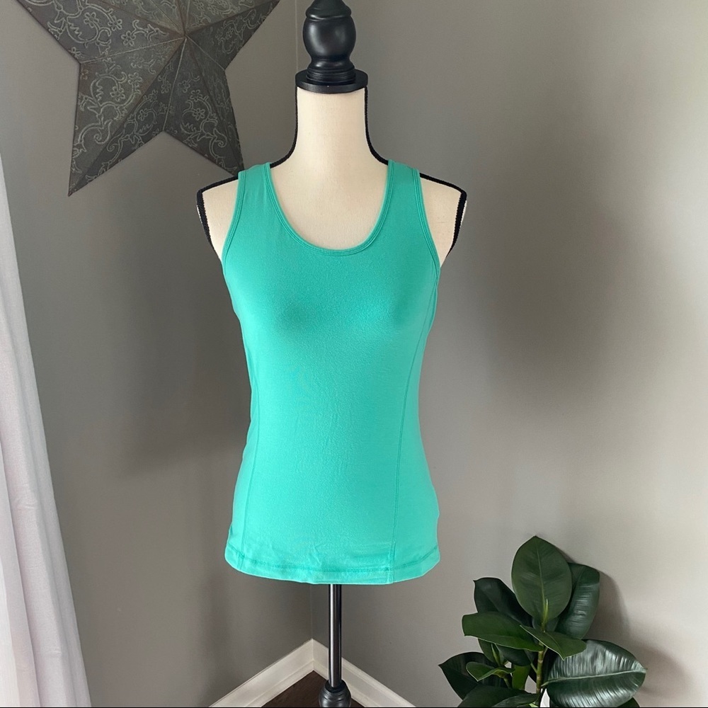 Columbia Active Wear Tank Top Green Sz Small